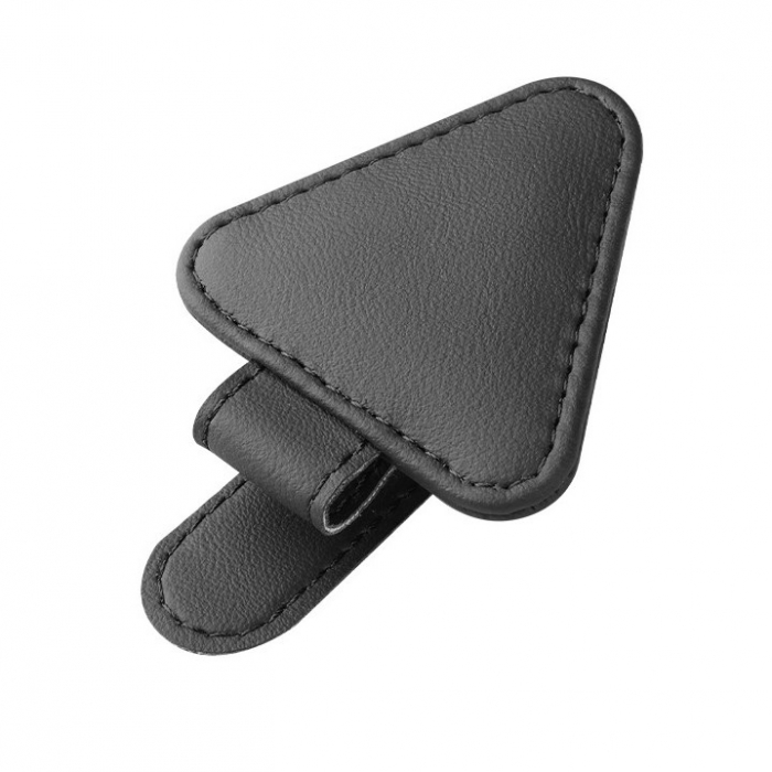 Suport auto ochelari/card/accesorii cu prindere la parasolar, Negru [1]