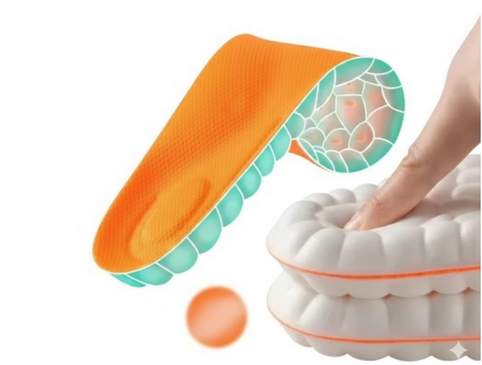 Talpi/branturi ortopedice unisex din poliuretan – confort, antibacteriene, absorbtie transpiratie, pentru alergare si incaltaminte sport, marimea 43-44 [2]