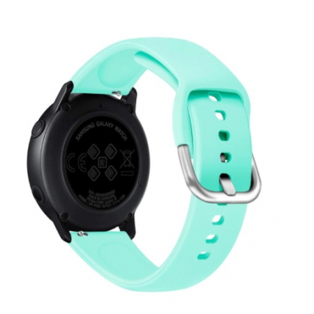 Samsung Galaxy - Curea silicon compatibil Samsung Galaxy Active / Active 2 ,  Verde Menta , 20 mm , Quick Release