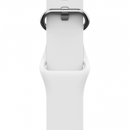 Curea cu catarama compatibil Apple Watch 1 2 3 4 5 6 , Sport, Silicon, 38mm , Alb [3]