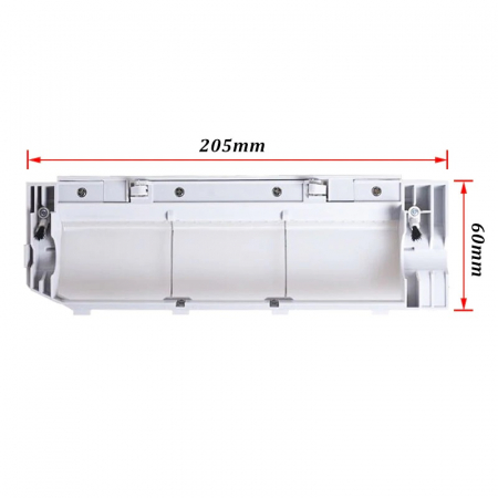 Capac perie centrala / principala Roborock S50 S51 S55, Alb [2]