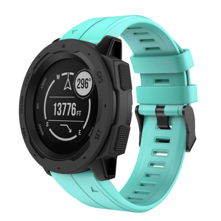 Curea Bratara Quick Release pentru smartwatch Garmin Fenix 5, 5S , Fenix 6, Fenix 6 Pro, Fenix 6 Pro Sapphire Edition, Forerunner 935, Forerunner 945, 22 mm , Verde Marin cu surubelnita inclusa [3]