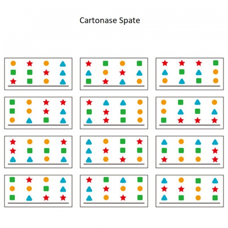 Joc Montessori - Potriveste formele culorile , joc de asociere si labirint +3 ani , multicolor [3]