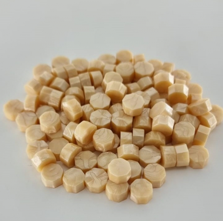 Ceara crem(sand) sidefat pentru sigilii invitatie de nunta botez - 100 buc/pachet [1]