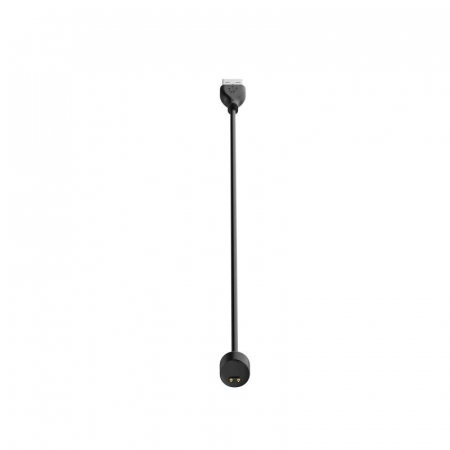 Cablu de incarcare cu magnet pentru bratara fitness xiaomi mi band 5 / Mi Band 6, USB, Negru [6]
