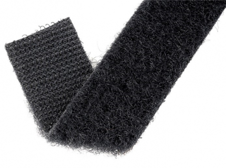 Banda cu arici Velcro, pentru organizarea cablurilor, reutilizabila, 3 metri, Negru, PHN Mag. [1]