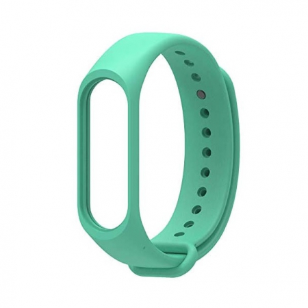 Accesorii bratari fitness - Bratara de schimb din silicon, pentru Xiaomi Mi Band 3 / 4, Marine Green