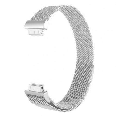 Bratara din otel inoxidabil compatibil Fitbit Inspire / HR - Argintiu, Inchidere magnetica [1]