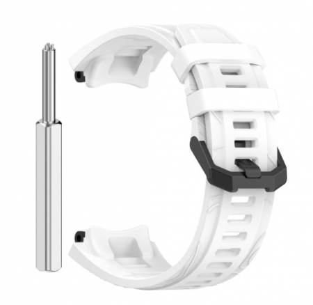 Bratara din silicon compatibil Amazfit T-REX 3 - Alb, PHN Mag [1]