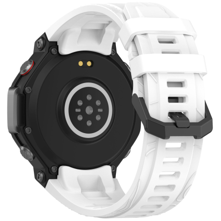 Bratara din silicon compatibil Amazfit T-REX 3 - Alb, PHN Mag [4]
