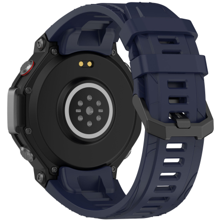 Bratara din silicon compatibil Amazfit T-REX 3 - Midnightblue, PHN Mag [4]