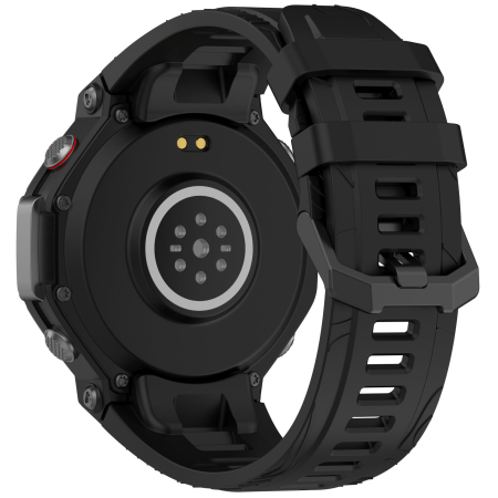 Bratara din silicon compatibil Amazfit T-REX 3 - Negru, PHN Mag [7]