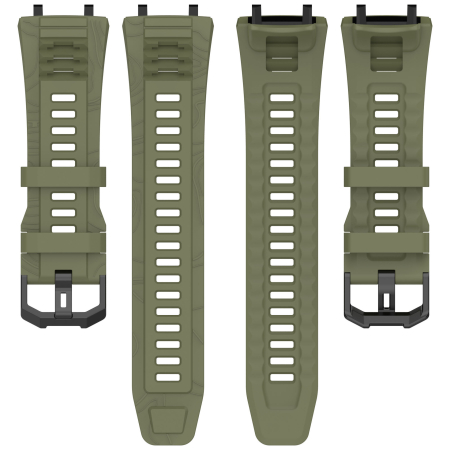 Bratara din silicon compatibil Amazfit T-REX 3 - Verde Army, PHN Mag [2]