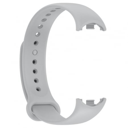 MI band 8/9 - Bratara din silicon cu PIN de Metal, compatibil Xiaomi Mi Band 8/9, PHN Mag, Gri