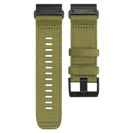Bratara Quick Release 22mm din material textil pentru smartwatch 1:1 Garmin Fenix 5, Fenix 6, Fenix 7, Fenix 6 Pro, Fenix 6 Pro Sapphire Edition, Forerunner 935, Forerunner 945,PHN Mag - Verde [1]
