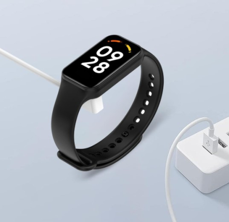 Cablu Incarcare magnetic USB tip A pentru Xiaomi Mi Band 9/8/Pro/Active – Alb [2]