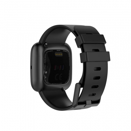 Curea Bratara pentru Fitbit Versa / Versa 2 / Lite , marimea L , Negru [1]