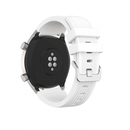 Curea Bratara Quick Release pentru smartwatch Samsung Gear S3 / Frontier , 22 mm , Alb [2]