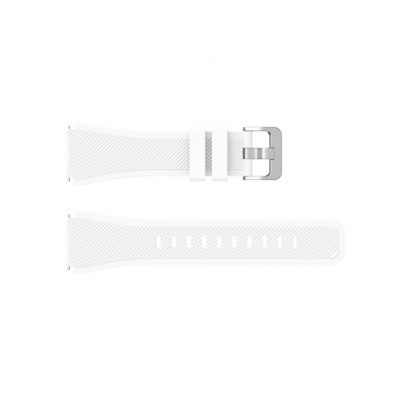 Curea Bratara Quick Release pentru smartwatch Samsung Gear S3 / Frontier , 22 mm , Alb [1]