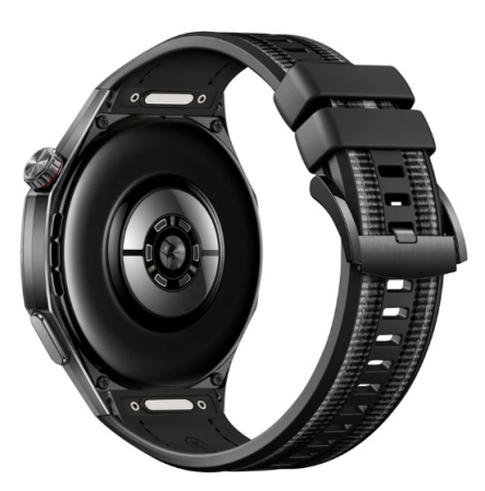 Curea Ceas pentru Huawei Watch GT6 Pro, 22mm Silicon cu Insertie Textila Negru/Black, Hibrida, 46mm