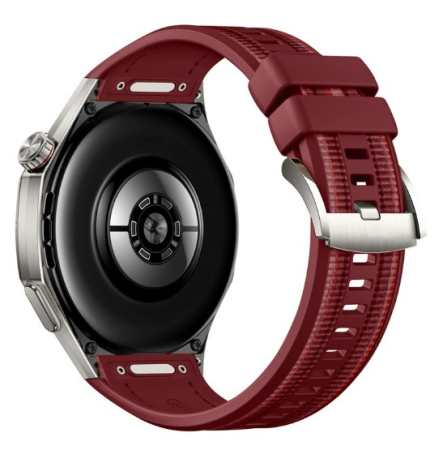 Accesorii Smartwatch - Curea Ceas pentru Huawei Watch GT6 Pro, 22mm Silicon cu Insertie Textila Rosu / Red, Hibrida, 46mm