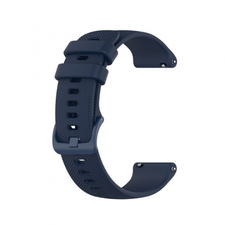 Compatibil 22 mm - Samsung / Xiaomi / Huawei / Amazfit / Universal - Curea compatibila 22 mm Xiaomi Mi Watch smartwatch, din silicon, Bleumarin, Quick Release