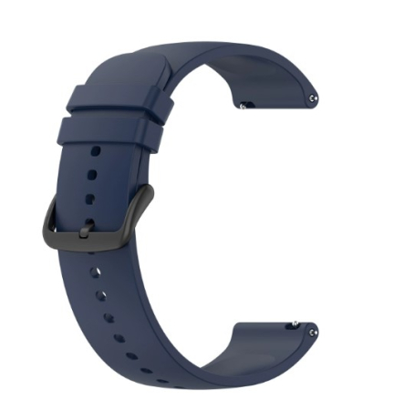 Amazfit GTR - Curea compatibila Amazfit GTR 3, Amazfit GTR 3 PRO, Amazfit GTR 4, Amazfit GTR 2, Amazfit BIP5, 22 mm, silicon, Quick Release, Bleumarin