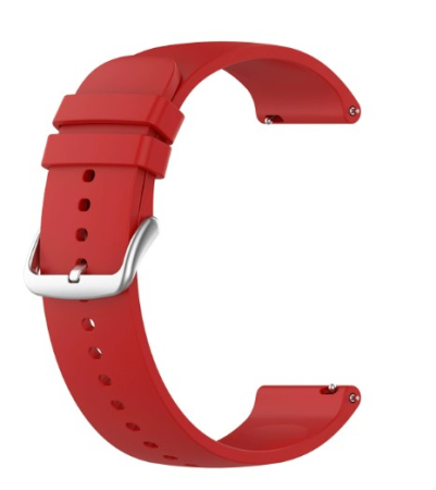 Amazfit GTR - Curea compatibila Amazfit GTR 3, Amazfit GTR 3 PRO, Amazfit GTR 4, Amazfit GTR 2, Amazfit BIP5, 22 mm, silicon, Quick Release, Rosu