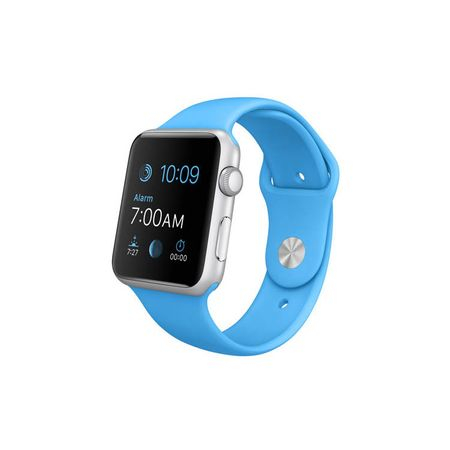 Apple Watch - Curea compatibila cu Apple Watch 1 2 3 4 5 , Bratara Sport, Silicon, 40mm, Albastru Teal blue