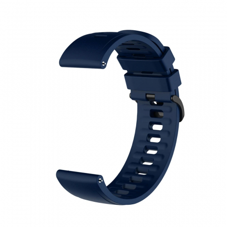 Huawei Watch GT - Curea silicon compatibil 22 mm Huawei watch GT 2e GT GT2 46mm, Midnight Blue, Quick Release