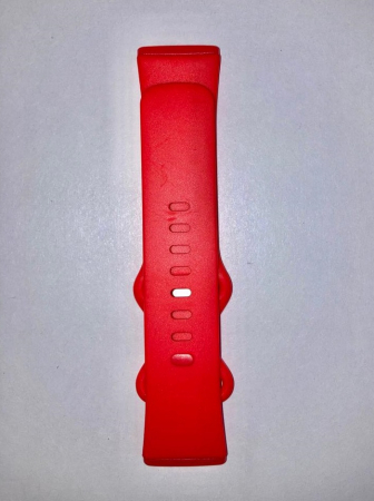 Curea silicon compatibil Fitbit Versa 3 - L, Rosu, Quick Release [1]
