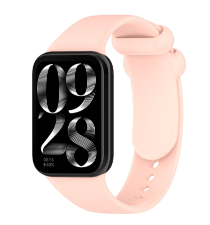 Accesorii bratari fitness - Curea silicon compatibila Xiaomi Smart Band 8 Pro / 9 Pro / 10 Pro, Redmi Watch 4 / 5 / 6, bratara sport PHN Mag, Roz