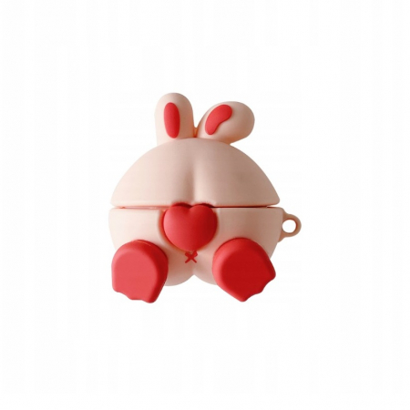 Samsung - Husa protectie casti compatibila cu Samsung Galaxy Buds Live / Pro / Buds 2 / Buds 2 Pro - Iepure