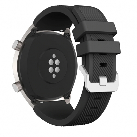 Curea Bratara Quick Release pentru smartwatch Samsung Gear S3 / Frontier , 22 mm , Negru [4]