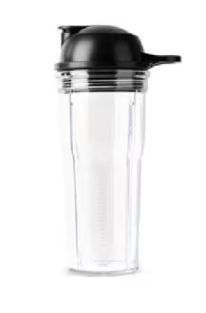 Accesorii blendere - Pahar mic cu capac 0.5 L, Nutribullet Combo / Ultra,1500W / 1200W, NBF580B / NBF550DG / NB1206DGCC