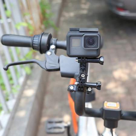 Suport PHN prindere bicicleta pentru camere de actiune GoPro Hero 4 5 6 7 8, 9 , 10 , SJCAM, Xiaomi Yi, DJI Osmo Action,3.5 - 5 cm max [7]