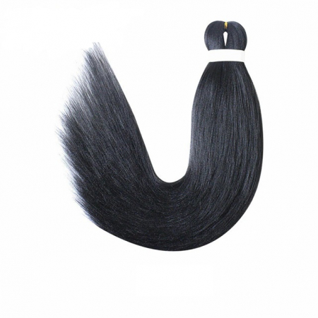 Extensii de par codite Afro pentru impletituri , Negru , Pre intinse , Box braids , 66 cm , 100 g [2]