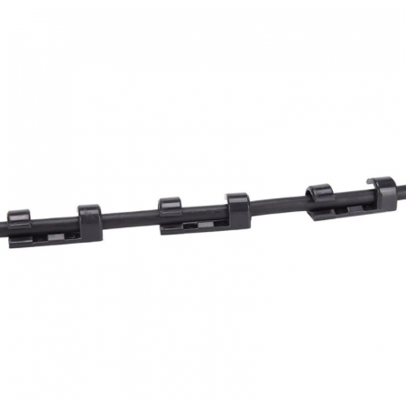 Set 20 de piese pentru organizat calburi cu adeziv 3M, Negru [3]