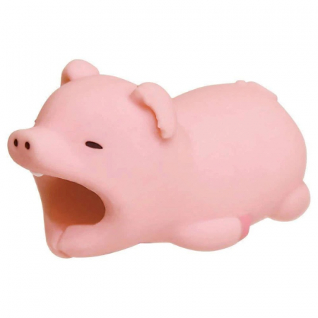 Protectie incarcator Porc Roz, cablu de date, Cable bite [1]