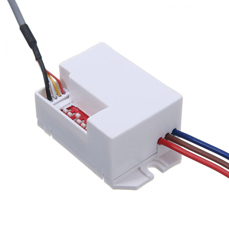 Senzor de miscare pentru corp de iluminat 360 grade, 800W, Alb [8]