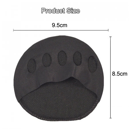 Beauty - Set 2 Branturi pentru metatarsiene picior, protectie pantofi, absortie durere, Negru.