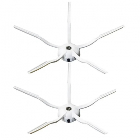Set 10 Perii Laterale Albe din Silicon Compatibile Roborock E4 / E5 / S4 / S5 / S6 / S7 / S8 / Q5 / Q7 / Q8 / Q Revo [5]