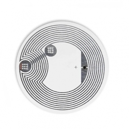Diverse - Sticker NFC213 autoadeziv, Tag RFID, rotund, 13.56mHz, PHN Mag, cip programabil, scriere/citire cu telefon mobil, Alb