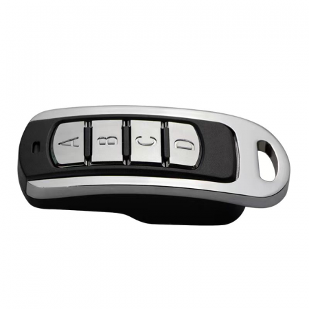 Telecomanda universala cu invatare compatibil BFT, 4 butoane, cod aleatoriu, 280-868 Mhz, pentru poarta electrica, garaj, 12 V, patrata, Negru- Argintiu [4]
