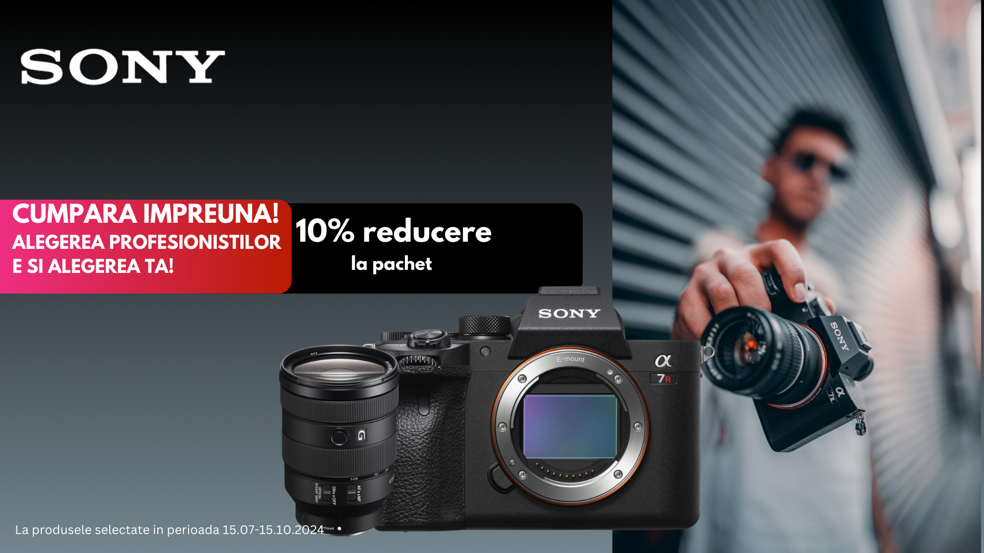 Cumpara impreuna Sony si primesti 10% reducere