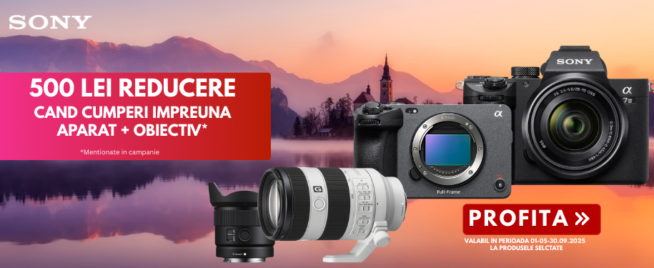 Sony 500 lei reducere cand cumperi impreuna