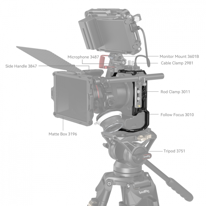 SmallRig 4159 cage pentru Canon EOS R6 Mark II [4]