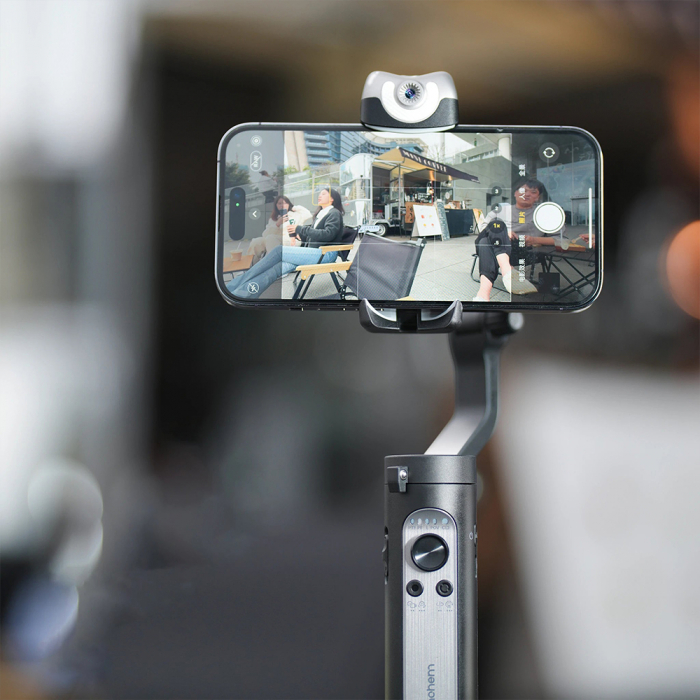 Hohem iSteady V2s Stabilizator smartphone cu Senzor AI si LED incorporat [4]