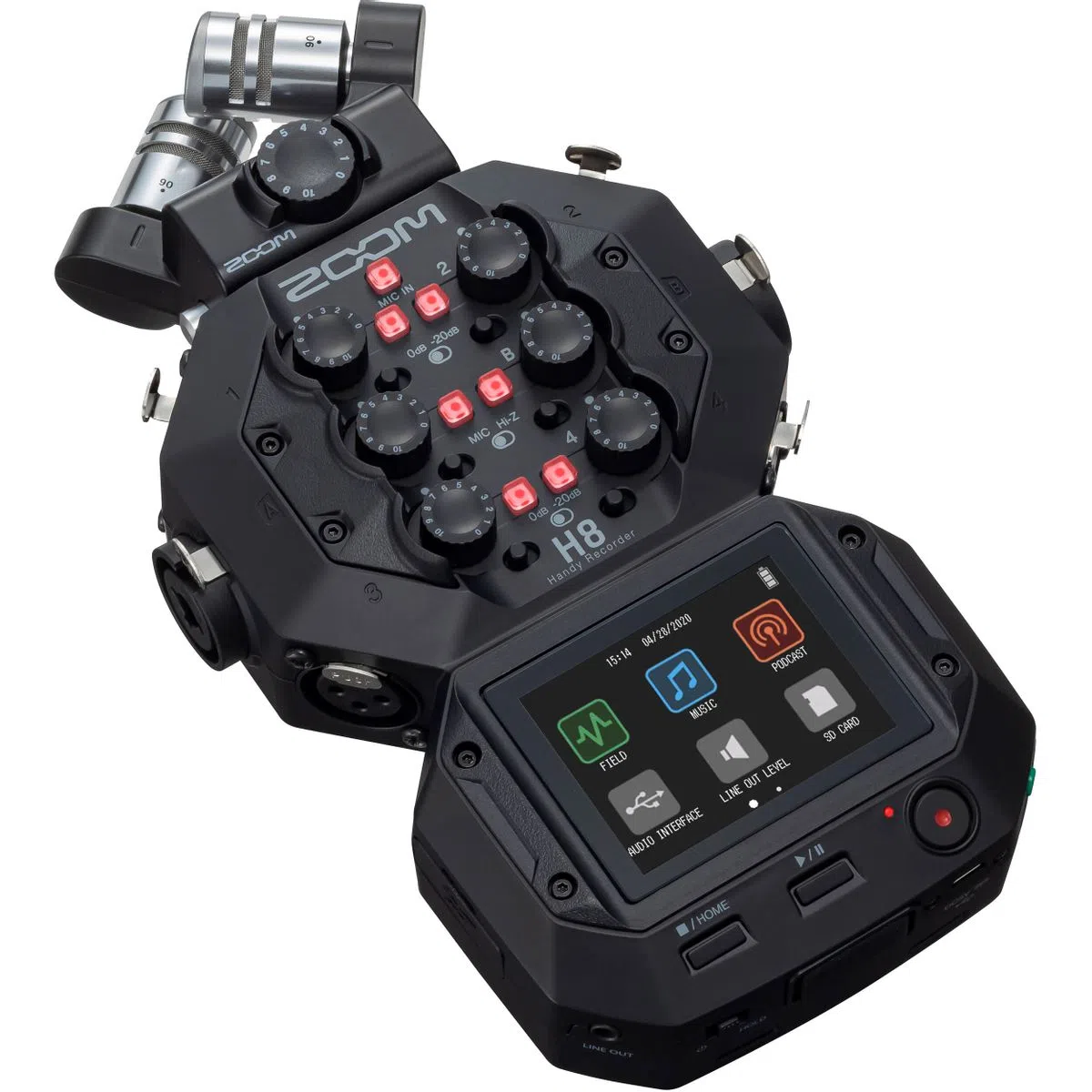 ZOOM H8 Recorder Audio XLR 12 Canale cu interfata touchscreen [3]
