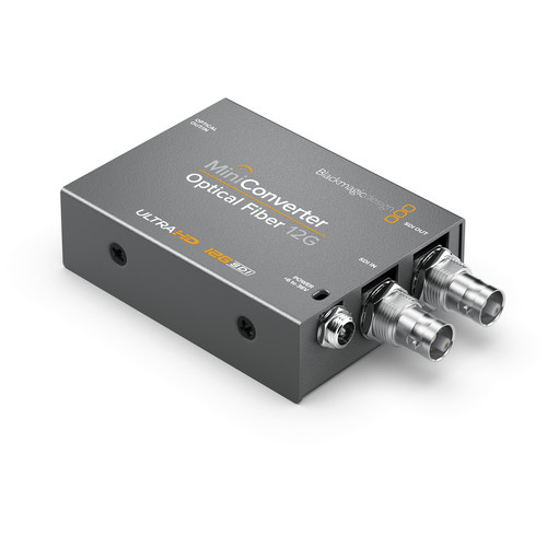 Blackmagic Design Mini Convertor fibra optica 12G-SDI cu alimentare [2]
